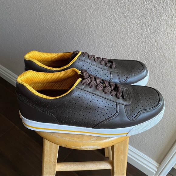 Stussy men’s leather upper casual shoes size 8.5 - Picture 7 of 8